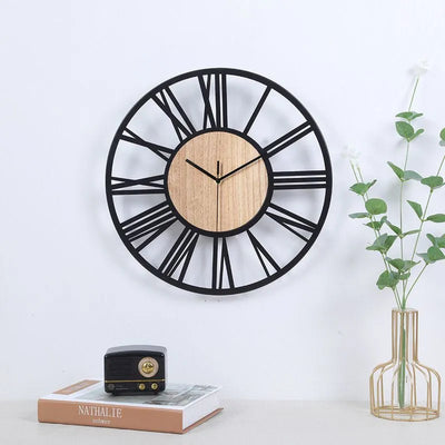 MH Wooden Wall Clock