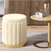 Luxury Suede Makeup Stool