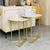 Marble and Gold Nesting Tables