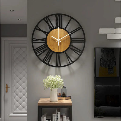 MH Wooden Wall Clock