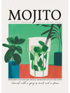 Mojito cocktail canvas