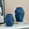 MH Abstract Ceramic Vase Blue