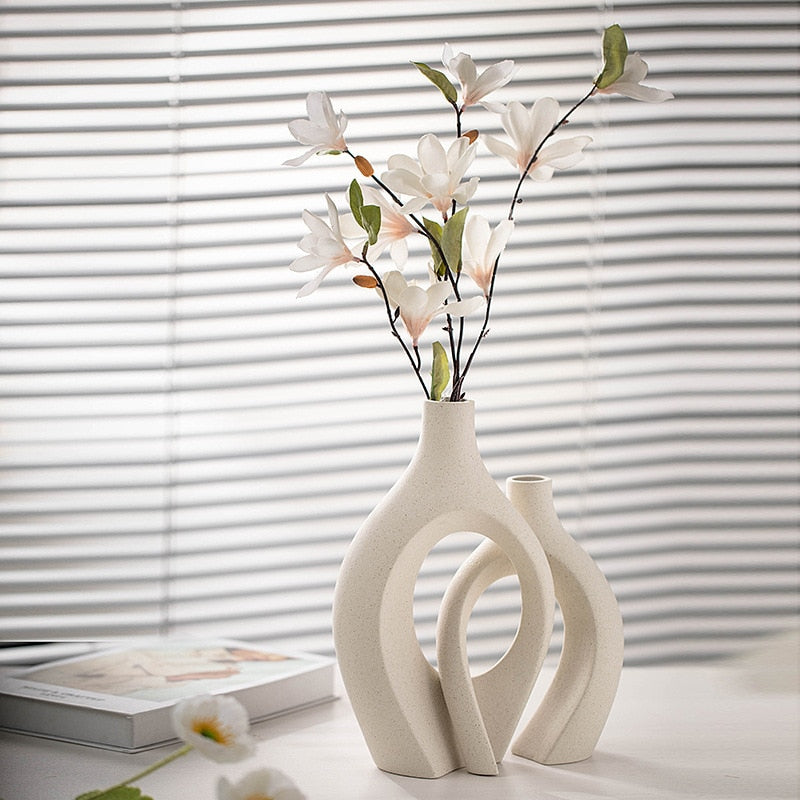 Nordic Elegance Ceramic Vase