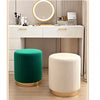 Luxury Suede Makeup Stool