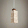 Natural Stone Square Pendant Light